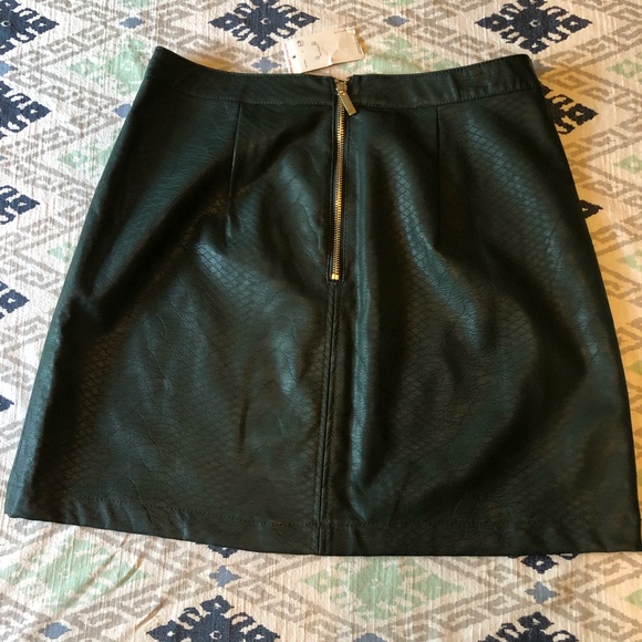 F & F Dresses & Skirts - Faux Leather Skirt